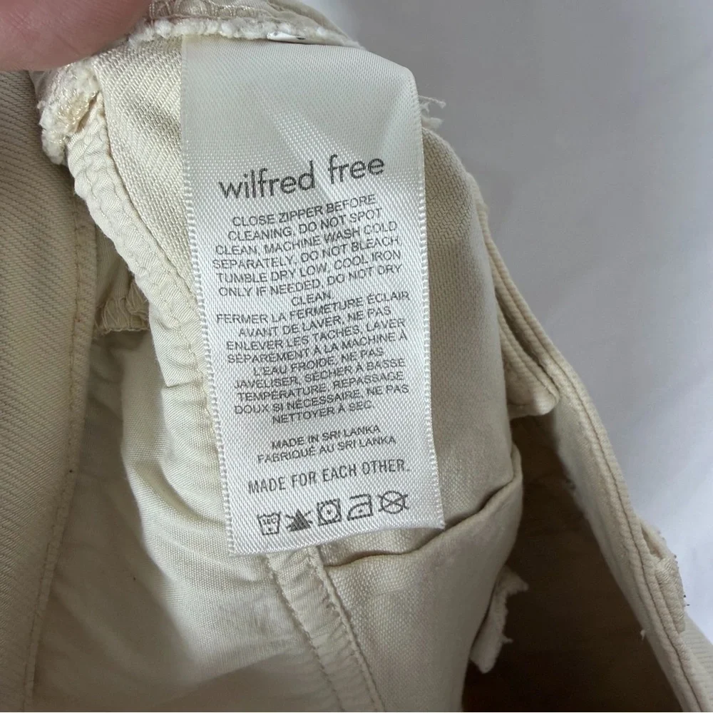 Aritzia Wilfred Free “Archer Pant” High Rise Utility Pants. Size 0. In Birch Hue - Picture 6 of 16
